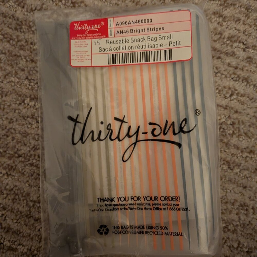 Thirtyone reusable snack pouch